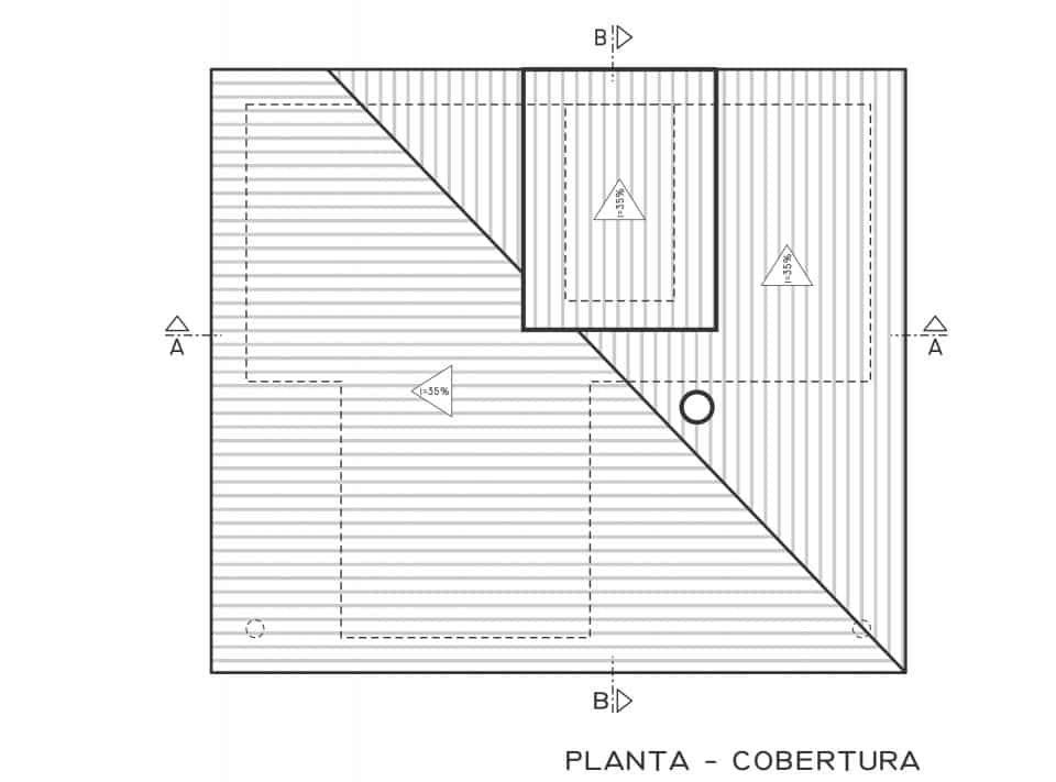 Casa Asa Delta | Argus Arquitetura e Interiores 46 03 PLANTA COBERTURA