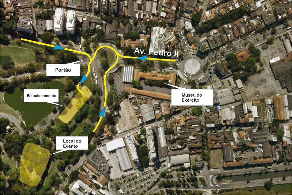 26ª Corrida dos Engenheiros e Arquitetos do Estado do Rio de Janeiro 26 Como chegar na quinta da boa vista