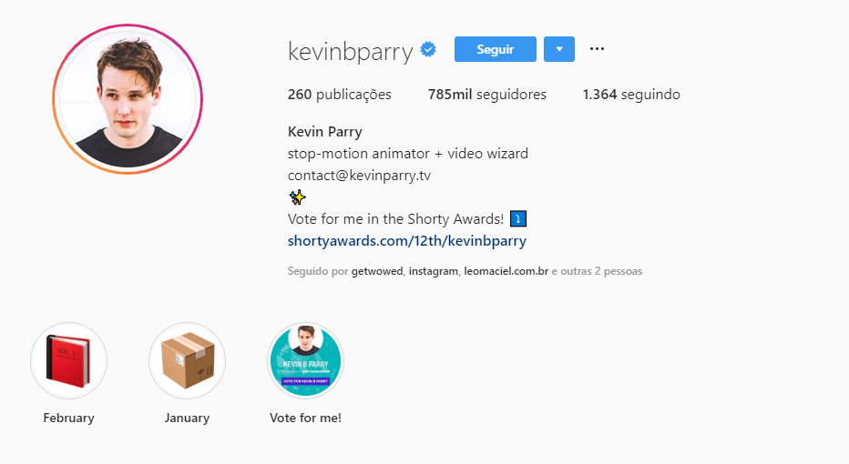 Destaques no Instagram | Como criar capas para destaques no Instagram, passo a passo 30 Destaques no Instagram do Perfil Kevin Parry