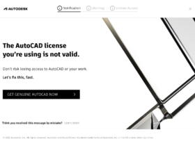O erro "A licença que você está usando não é válida" é exibido quando inicio um produto Autodesk 126 Licença do Autocad não é válida