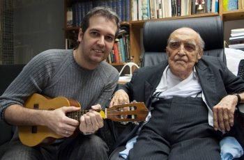 Artista Edu Krieger and Oscar Niemeyer