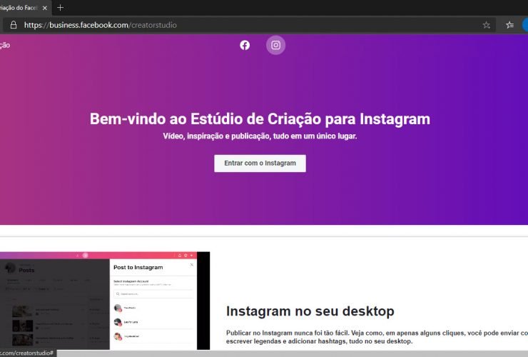 Estudio de Criação para o Instagram