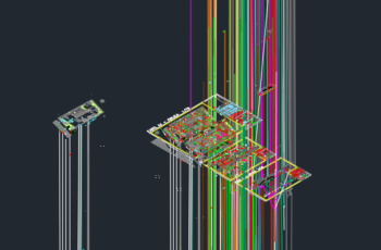 (GstarCAD e AutoCAD) Como nivelar todo o desenho na mesma altura