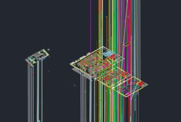 (GstarCAD e AutoCAD) Como nivelar todo o desenho na mesma altura