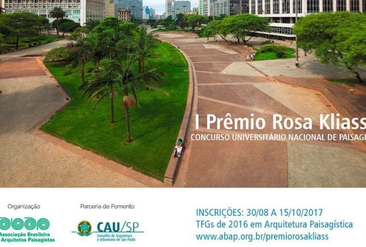 I Prêmio Rosa Kliass - Concurso Universitário Nacional de Paisagismo 30 I Prêmio Rosa Kliass - Promovido pela ABAP
