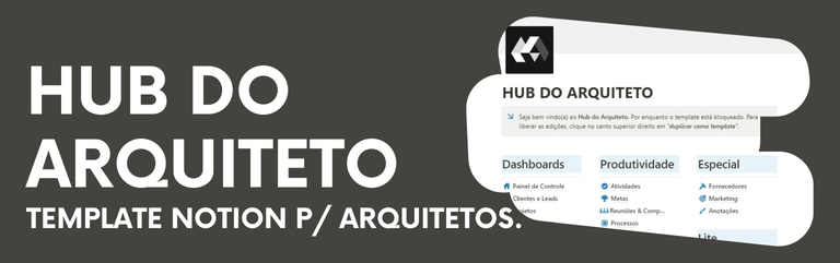 Quero organizar meu escritório através de um Template do Notion para arquitetos.
