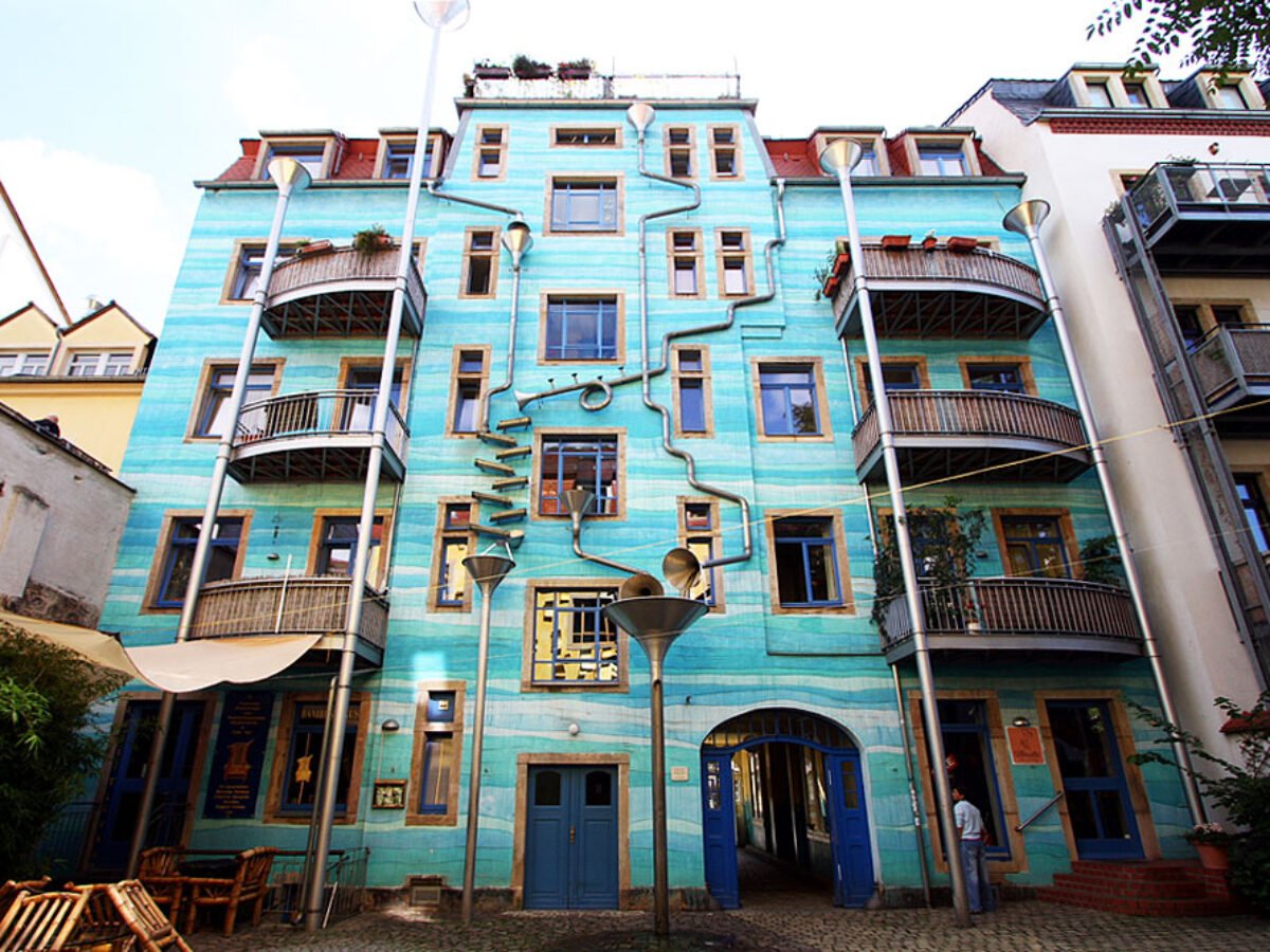 Parede funil Kunsthofpassage - The Funnel Wall