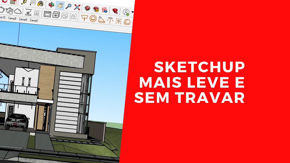 Sketchup travando como resolver esse problema