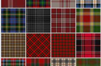 Texturas para Parede, piso, teto, e objetos 38 TARTAN 1D