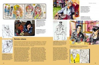 Urban Sketching - Guia completo de técnicas de desenho urbano 31 Urban Sketching Retratos Humanos