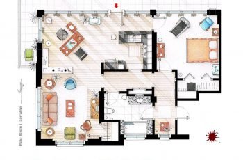 floorplan of dexter morgan s apartment v 2 by nikneuk