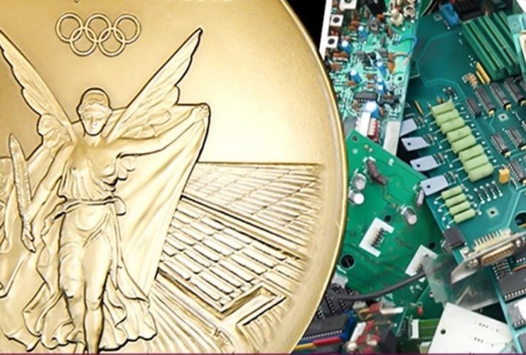 Oficial: Tokyo 2020 usará metais reciclados nas medalhas olímpicas 30 medalhas recicladas tokyo 2020