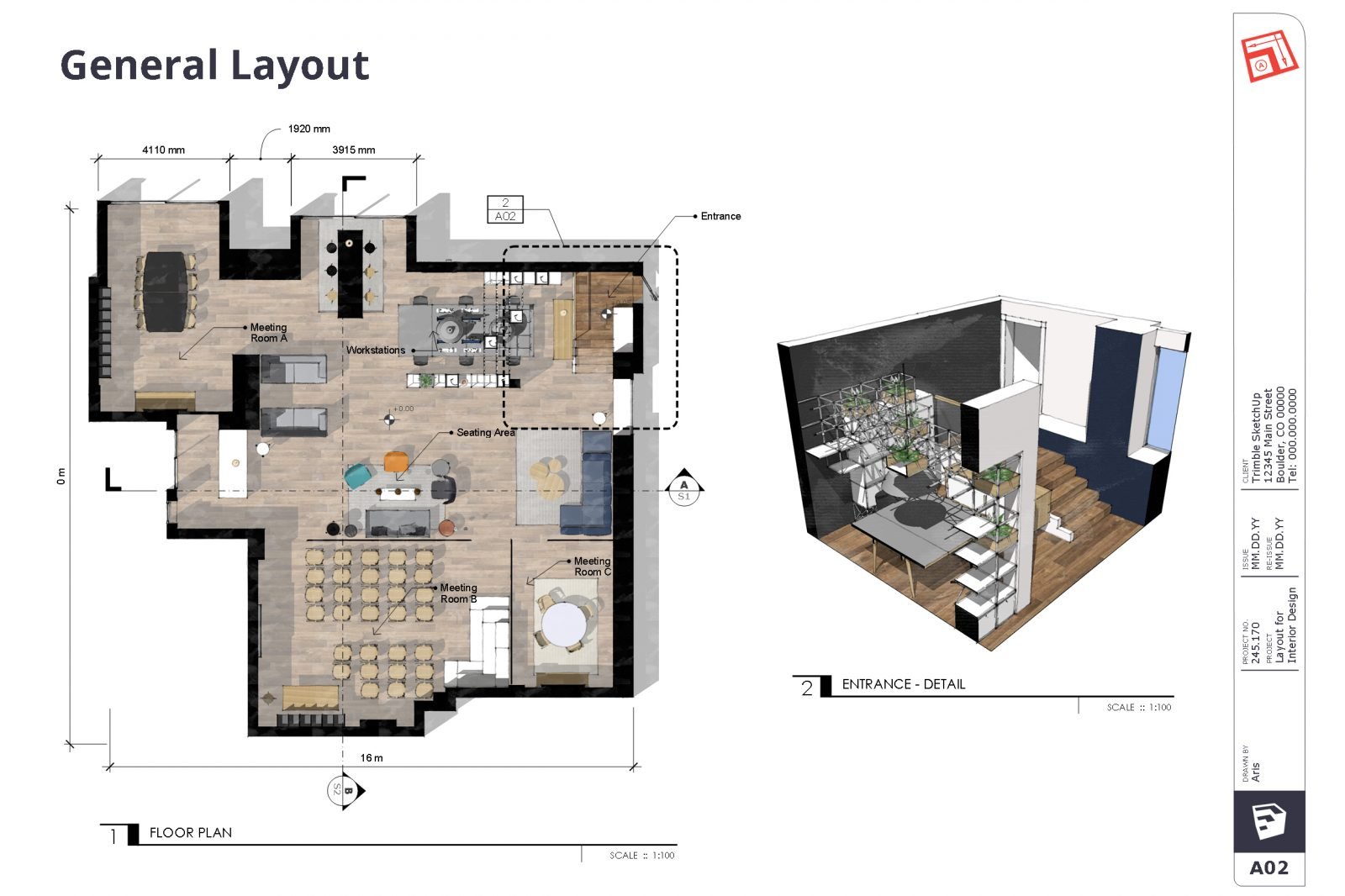 Melhores maneiras de apresentar seus projetos aos clientes - Parte 2 25 modelando com o sketchup parte 2 A
