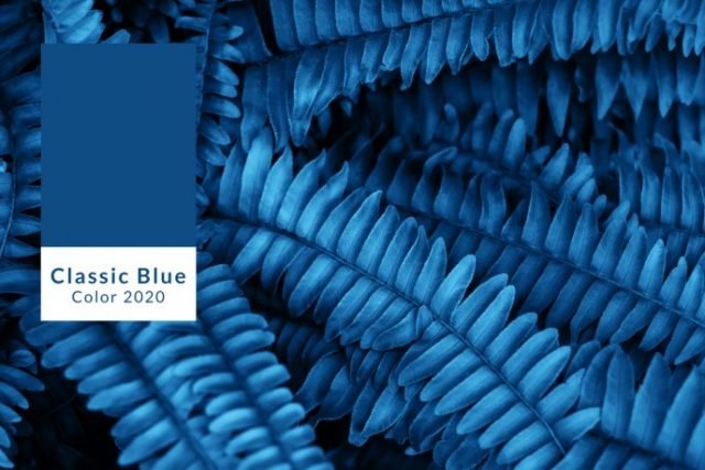 Pantone 19-4052 Classic Blue - Cor do Ano 2020 pela Pantone.