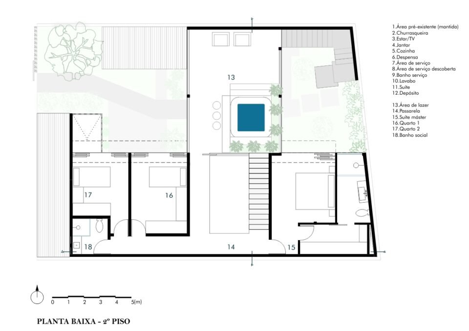 Casa Welzel | Numen Arquitetura 45 planta piso2