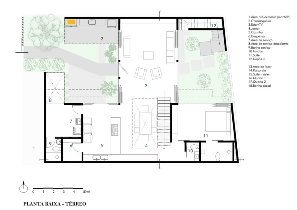 Casa Welzel | Numen Arquitetura 44 planta terreo 1