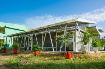plastico reciclado usado em sala de aula