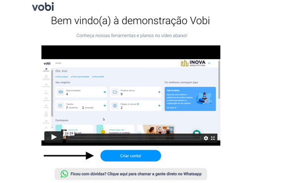 Vobi - Plataforma de Gestão de Projetos
