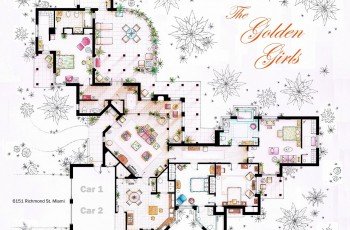 Plantas de seriados famosos da televisão 48 the golden girls house floorplan v 2 by nikneuk